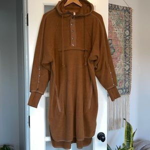Free People Sweater/Hoodie with Thumb hole, Long, Size Small